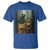 Cat Bigfoot Selfie With Dinosaur T Shirt Funny Surprised Scared Sasquatch Cat - Wonder Print Shop