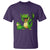 Funny Dinosaur Frog Selfie T Shirt Rock On Hand - Wonder Print Shop