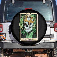 Skeleton Smokes Spare Tire Cover The Stoner Weed Lover Cannabis 420 - Wonder Print Shop