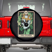 Skeleton Smokes Spare Tire Cover The Stoner Weed Lover Cannabis 420 - Wonder Print Shop