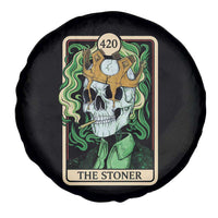 Skeleton Smokes Spare Tire Cover The Stoner Weed Lover Cannabis 420 - Wonder Print Shop