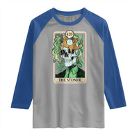 Skeleton Smokes Raglan Shirt The Stoner Weed Lover Cannabis 420 - Wonder Print Shop
