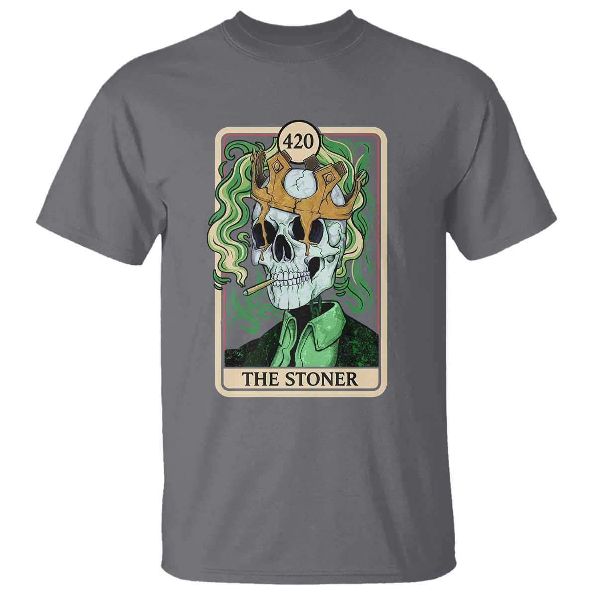 Skeleton Smokes T Shirt The Stoner Weed Lover Cannabis 420 - Wonder Print Shop