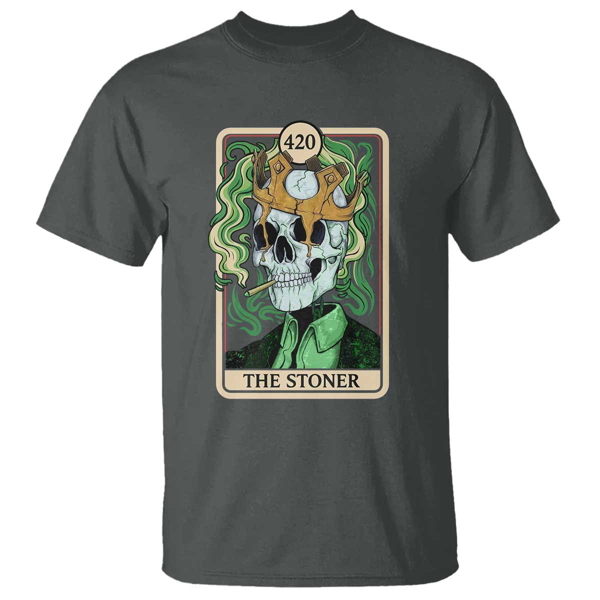 Skeleton Smokes T Shirt The Stoner Weed Lover Cannabis 420 - Wonder Print Shop