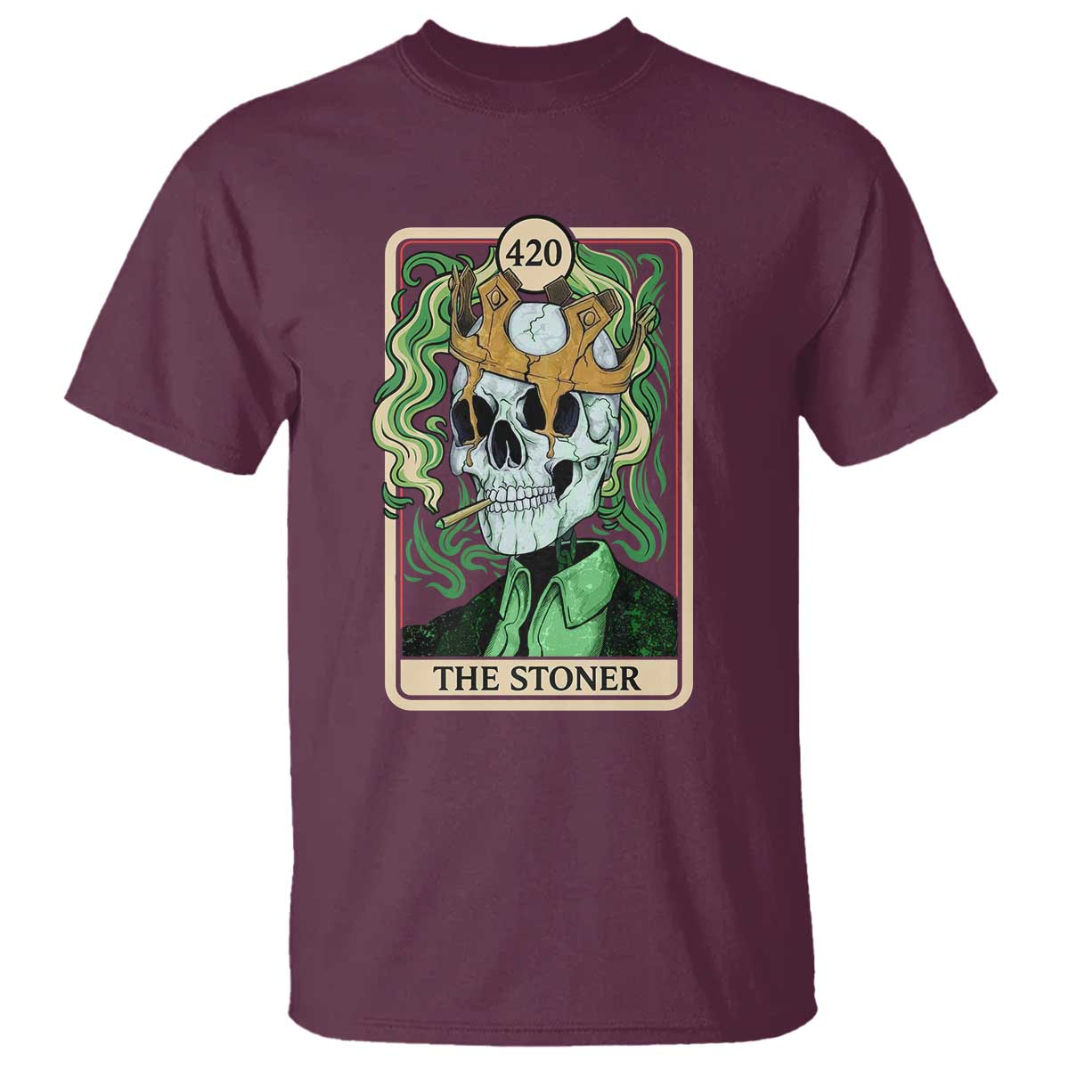 Skeleton Smokes T Shirt The Stoner Weed Lover Cannabis 420 - Wonder Print Shop