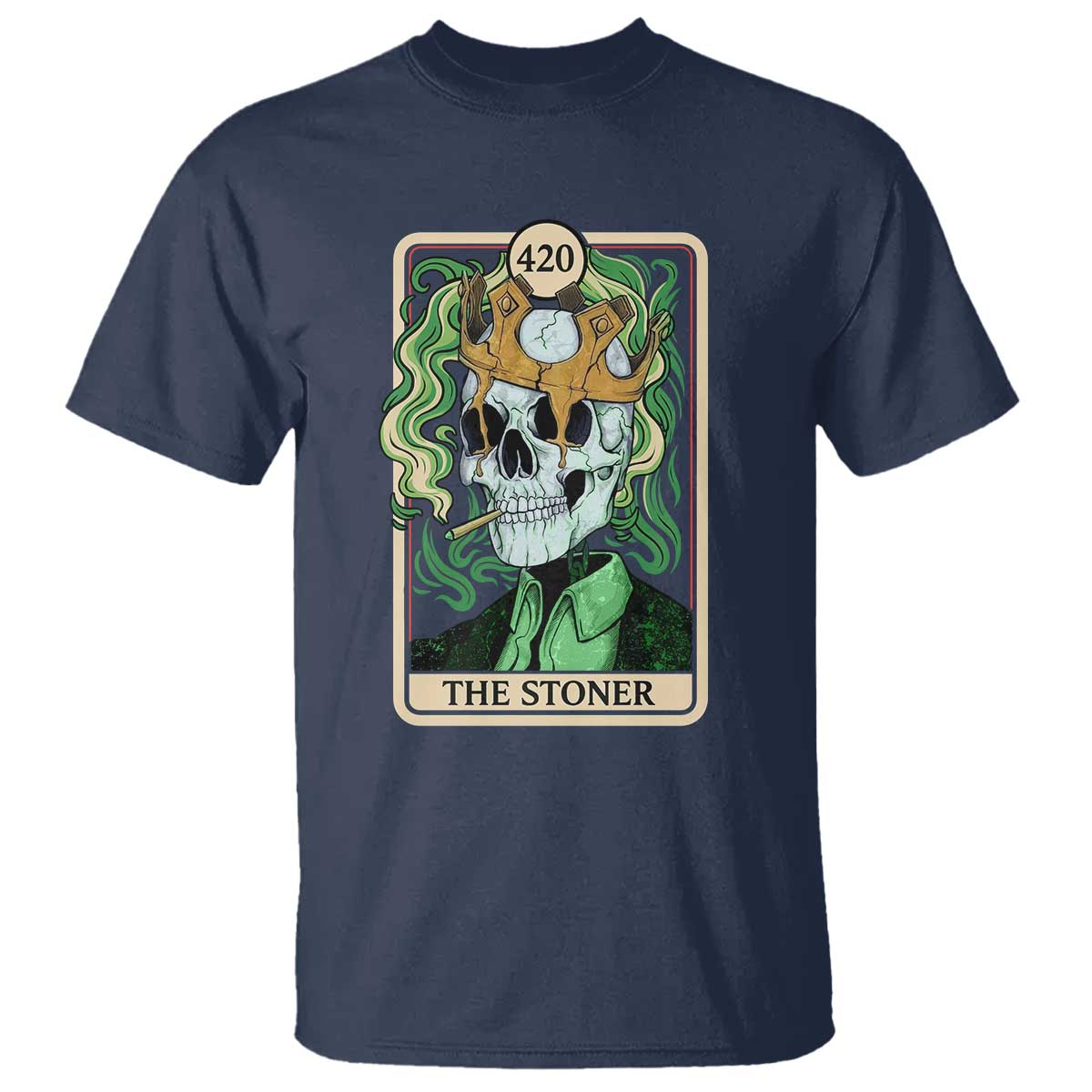 Skeleton Smokes T Shirt The Stoner Weed Lover Cannabis 420 - Wonder Print Shop