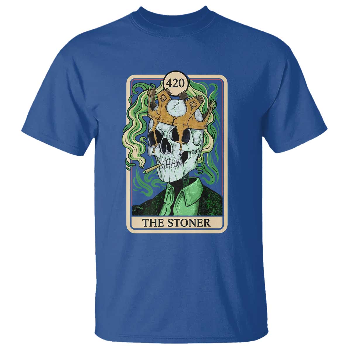 Skeleton Smokes T Shirt The Stoner Weed Lover Cannabis 420 - Wonder Print Shop