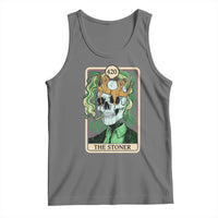 Skeleton Smokes Tank Top The Stoner Weed Lover Cannabis 420 - Wonder Print Shop