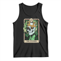 Skeleton Smokes Tank Top The Stoner Weed Lover Cannabis 420 - Wonder Print Shop
