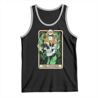 Skeleton Smokes Tank Top The Stoner Weed Lover Cannabis 420 - Wonder Print Shop