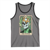 Skeleton Smokes Tank Top The Stoner Weed Lover Cannabis 420 - Wonder Print Shop