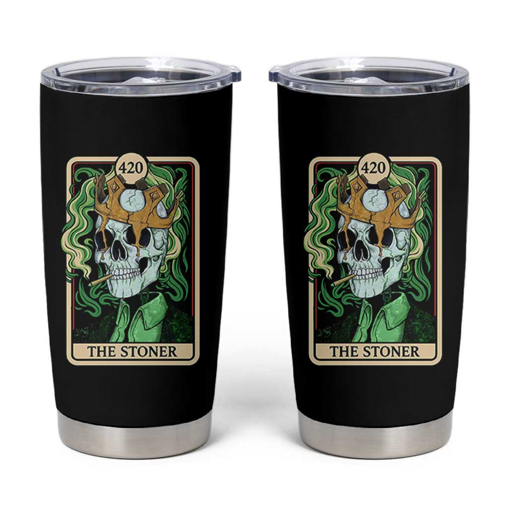 Skeleton Smokes Tumbler Cup The Stoner Weed Lover Cannabis 420