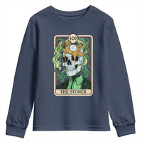 Skeleton Smokes Youth Sweatshirt The Stoner Weed Lover Cannabis 420 - Wonder Print Shop