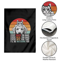 Every Snack You Make Garden Flag Funny Dog Cat Lovers - Wonder Print Shop