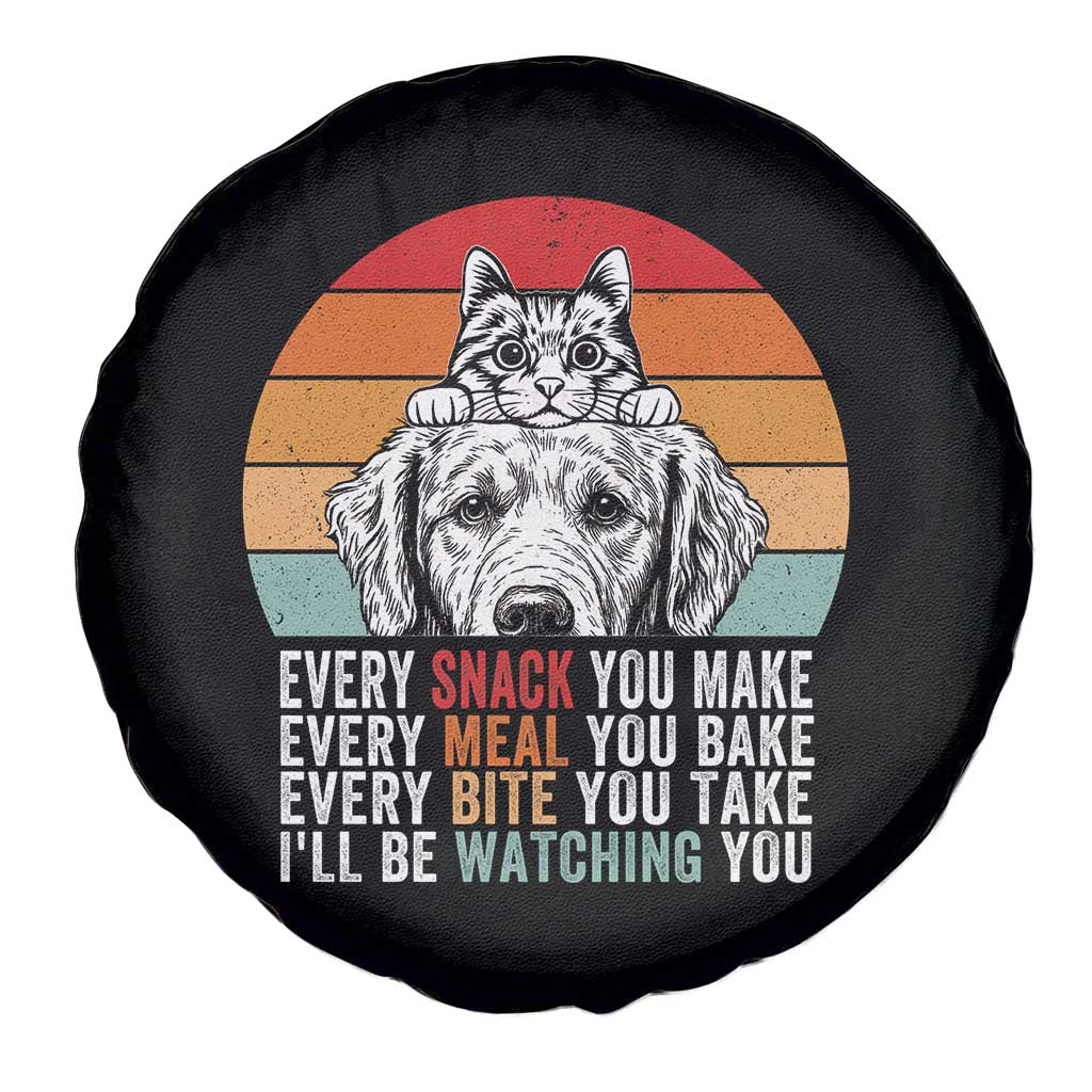 Every Snack You Make Spare Tire Cover Funny Dog Cat Lovers - Wonder Print Shop