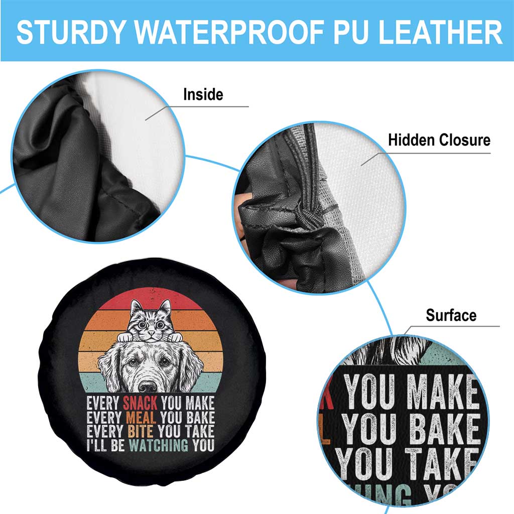 Every Snack You Make Spare Tire Cover Funny Dog Cat Lovers - Wonder Print Shop