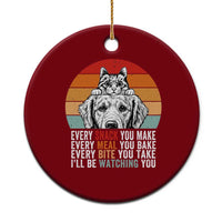 Every Snack You Make Ceramic Ornament Funny Dog Cat Lovers - Wonder Print Shop