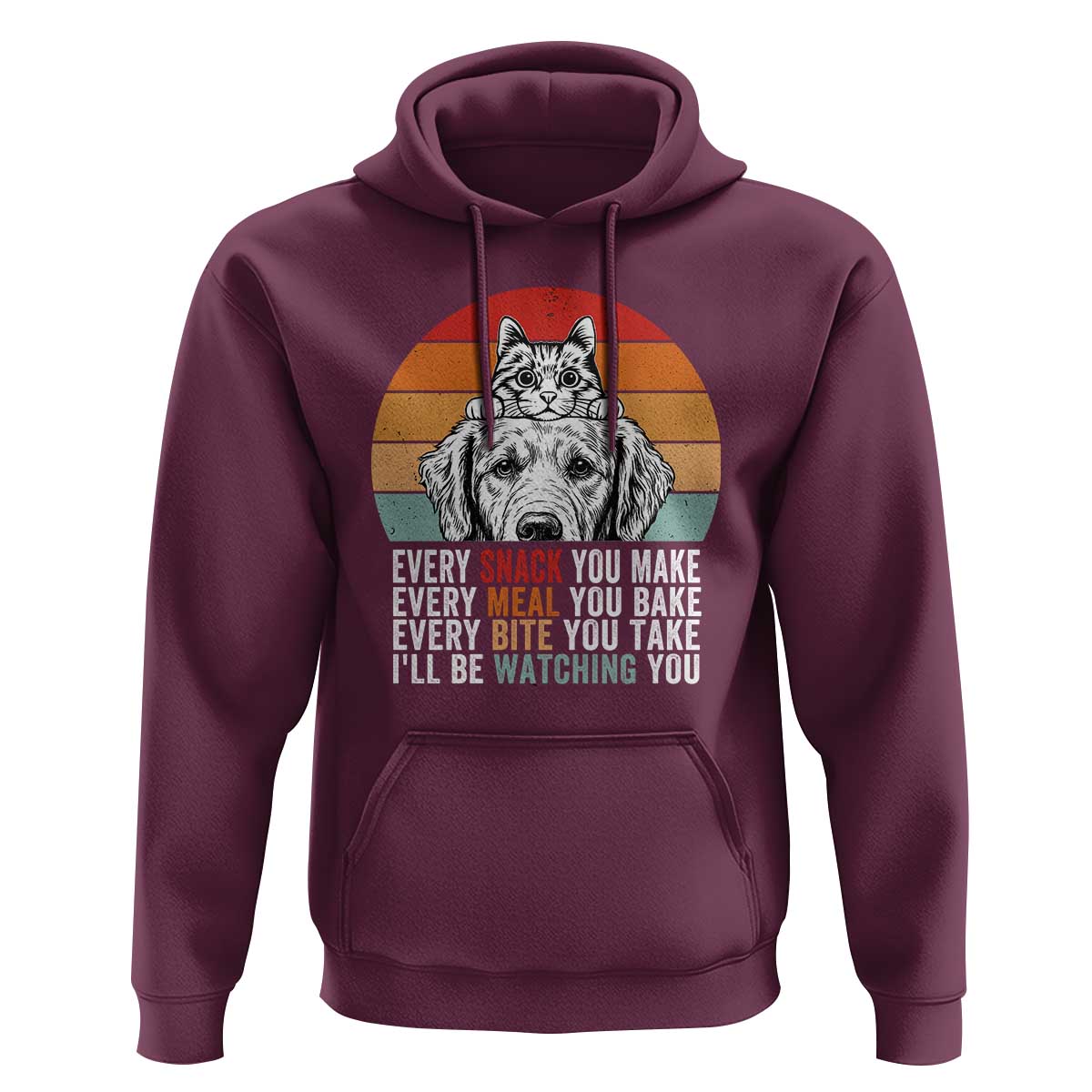 Every Snack You Make Hoodie Funny Dog Cat Lovers - Wonder Print Shop