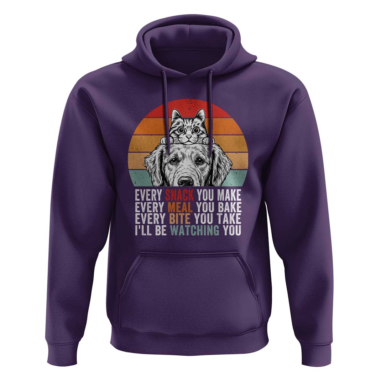 Every Snack You Make Hoodie Funny Dog Cat Lovers - Wonder Print Shop