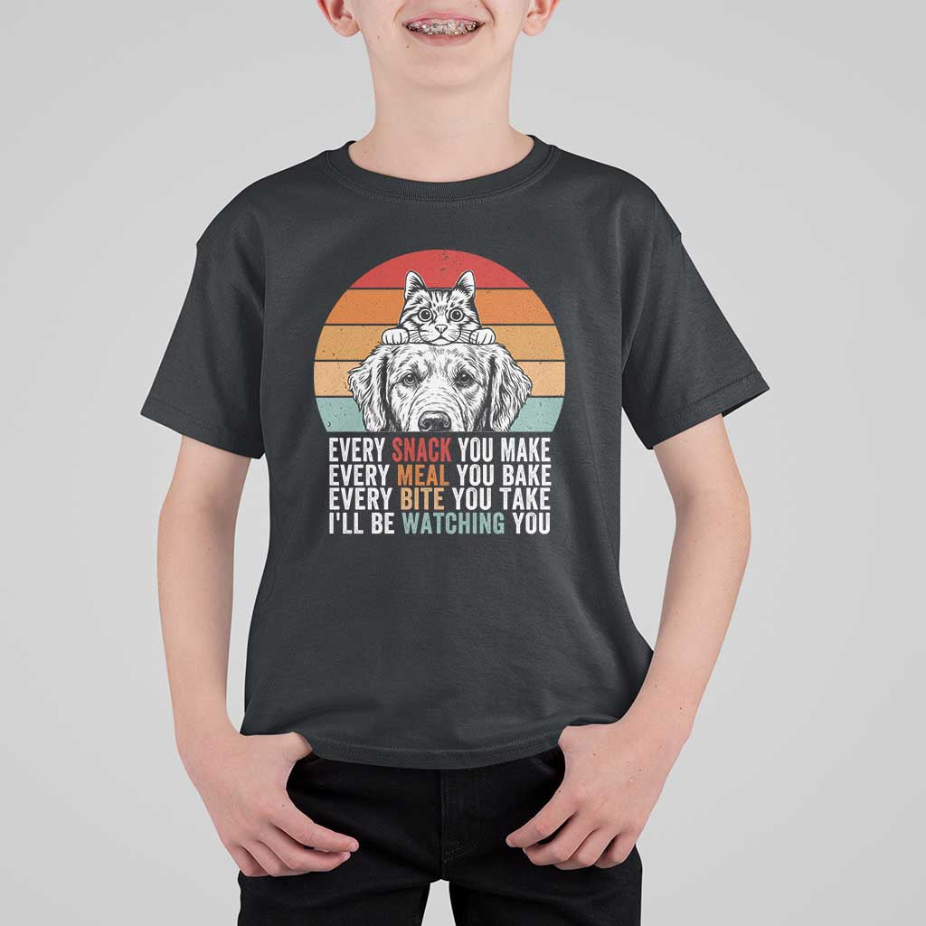 Every Snack You Make T Shirt For Kid Funny Dog Cat Lovers - Wonder Print Shop
