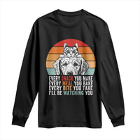Every Snack You Make Long Sleeve Shirt Funny Dog Cat Lovers - Wonder Print Shop
