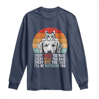 Every Snack You Make Long Sleeve Shirt Funny Dog Cat Lovers - Wonder Print Shop