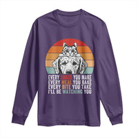 Every Snack You Make Long Sleeve Shirt Funny Dog Cat Lovers - Wonder Print Shop