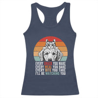 Every Snack You Make Racerback Tank Top Funny Dog Cat Lovers - Wonder Print Shop