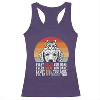 Every Snack You Make Racerback Tank Top Funny Dog Cat Lovers - Wonder Print Shop