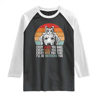 Every Snack You Make Raglan Shirt Funny Dog Cat Lovers - Wonder Print Shop