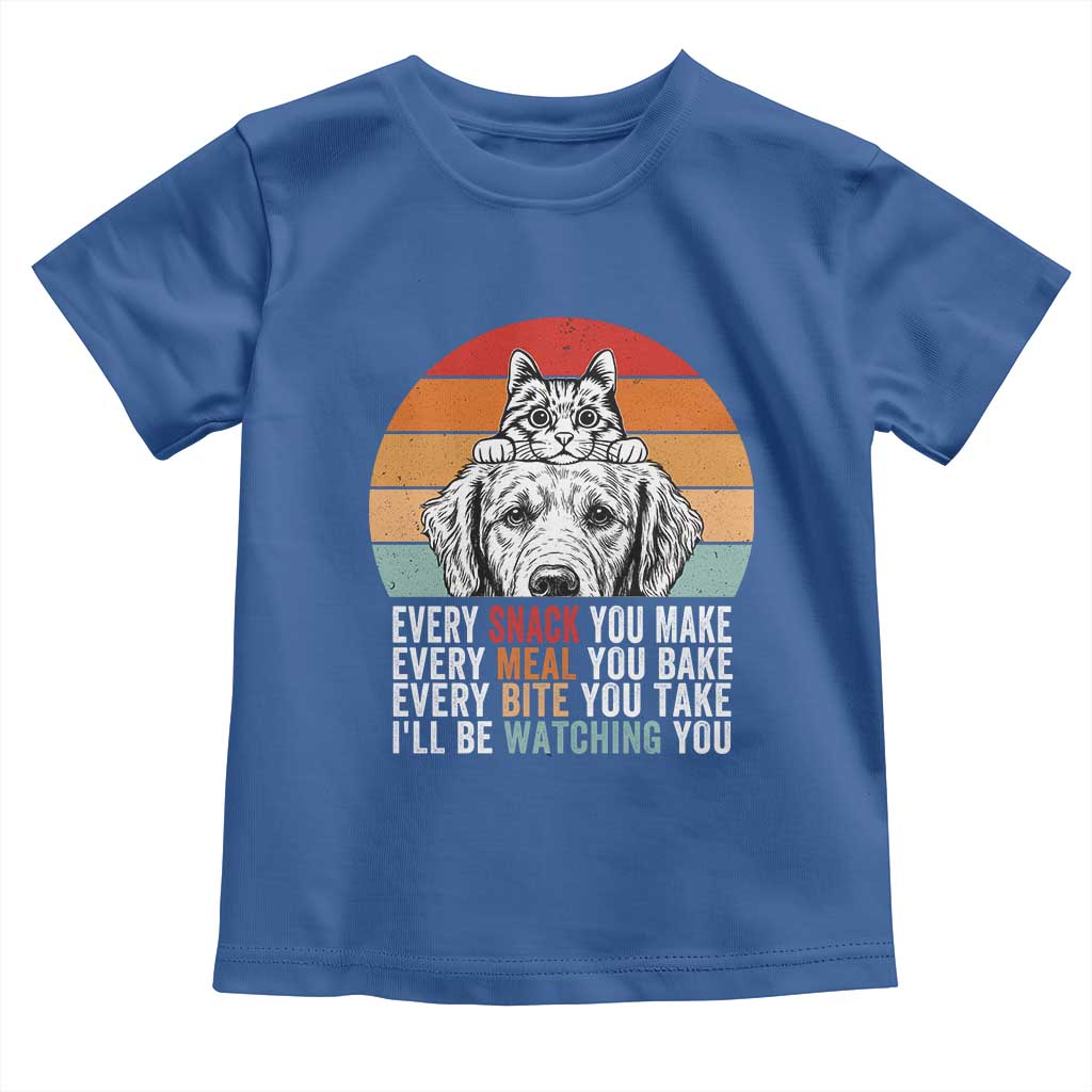 Every Snack You Make Toddler T Shirt Funny Dog Cat Lovers - Wonder Print Shop