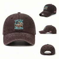 I Got That Dawg In Me Washed Cotton Baseball Cap Funny Chihuahua Dog Meme