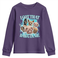 I Got That Dawg In Me Youth Sweatshirt Funny Chihuahua Dog Meme - Wonder Print Shop