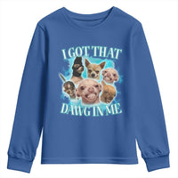 I Got That Dawg In Me Youth Sweatshirt Funny Chihuahua Dog Meme - Wonder Print Shop