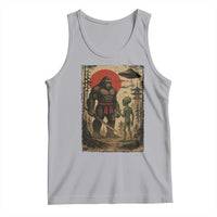 Samurai Bigfoot Japanese UFO Tank Top Sasquatch Ailen Ukiyo-e - Wonder Print Shop