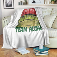Make Algae Great Again Throw Blanket Funny Political Satire Nature Lover Gift