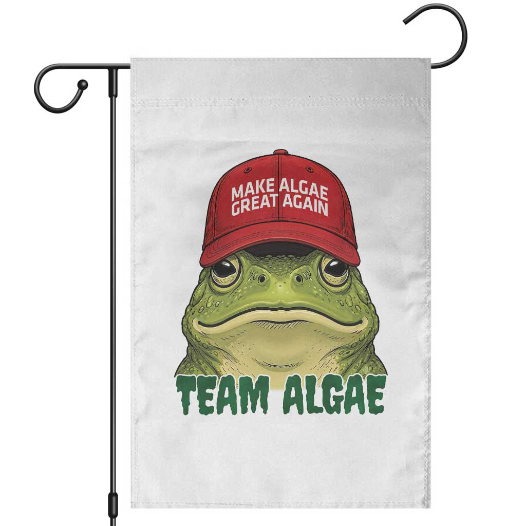 Make Algae Great Again Garden Flag Funny Political Satire Nature Lover Gift