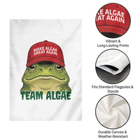 Make Algae Great Again Garden Flag Funny Political Satire Nature Lover Gift