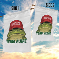 Make Algae Great Again Garden Flag Funny Political Satire Nature Lover Gift