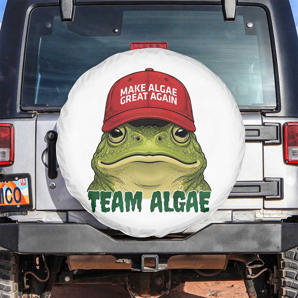 Make Algae Great Again Spare Tire Cover Funny Political Satire Nature Lover Gift