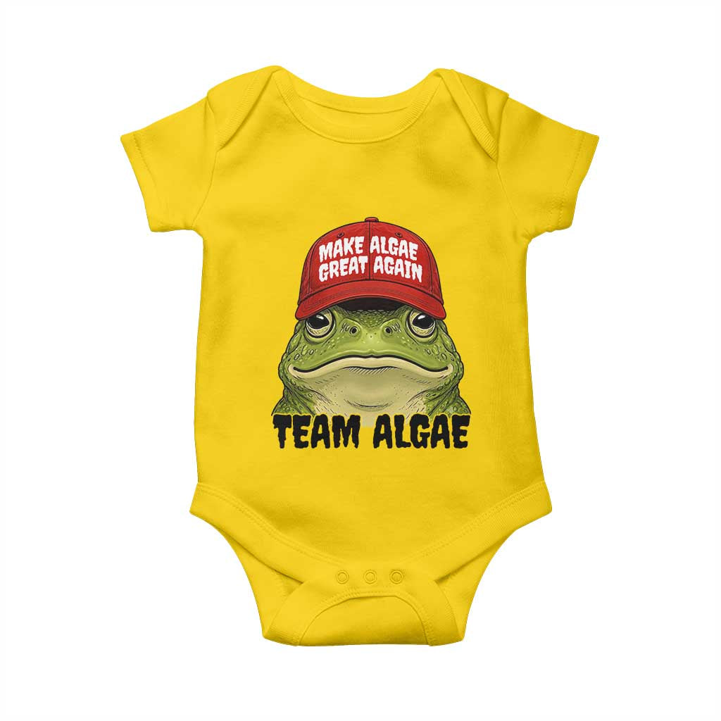 Make Algae Great Again Baby Onesie Funny Political Satire Nature Lover Gift