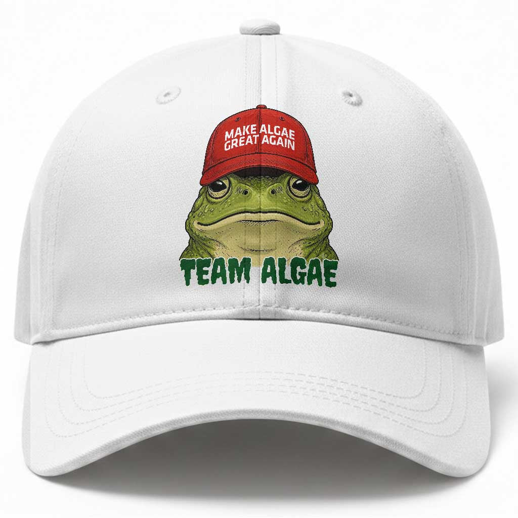 Make Algae Great Again Baseball Cap Funny Political Satire Nature Lover Gift