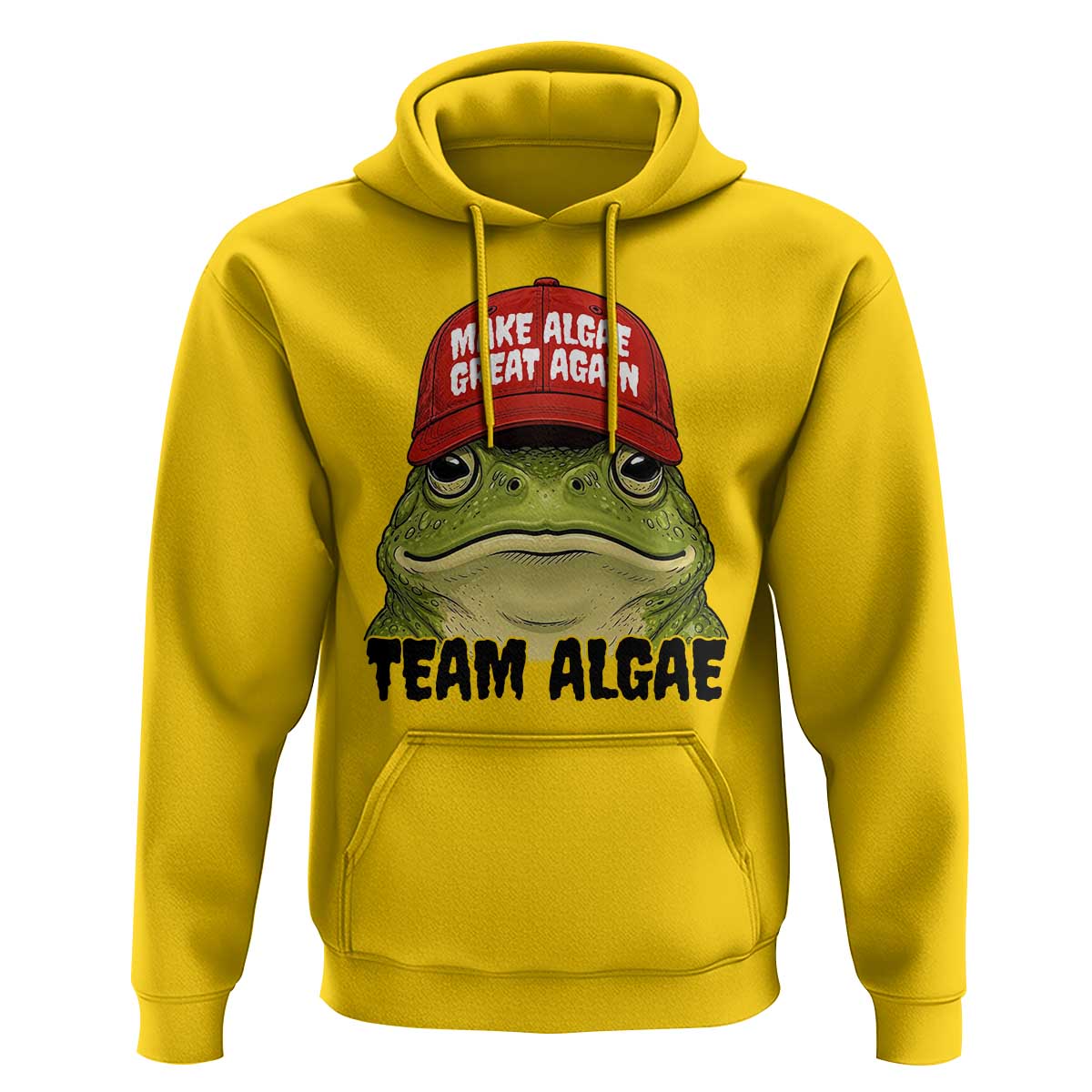 Make Algae Great Again Hoodie Funny Political Satire Nature Lover Gift