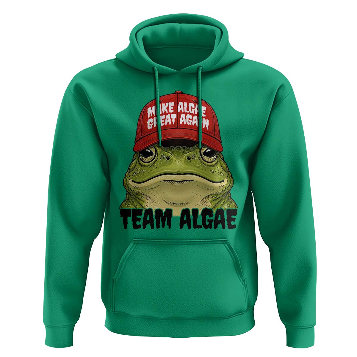 Make Algae Great Again Hoodie Funny Political Satire Nature Lover Gift