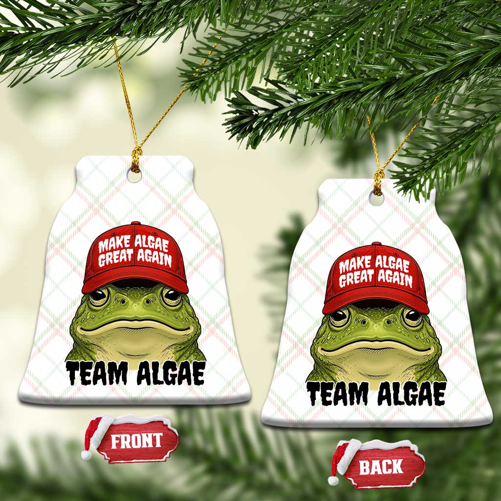 Make Algae Great Again Ceramic Ornament Funny Political Satire Nature Lover Gift