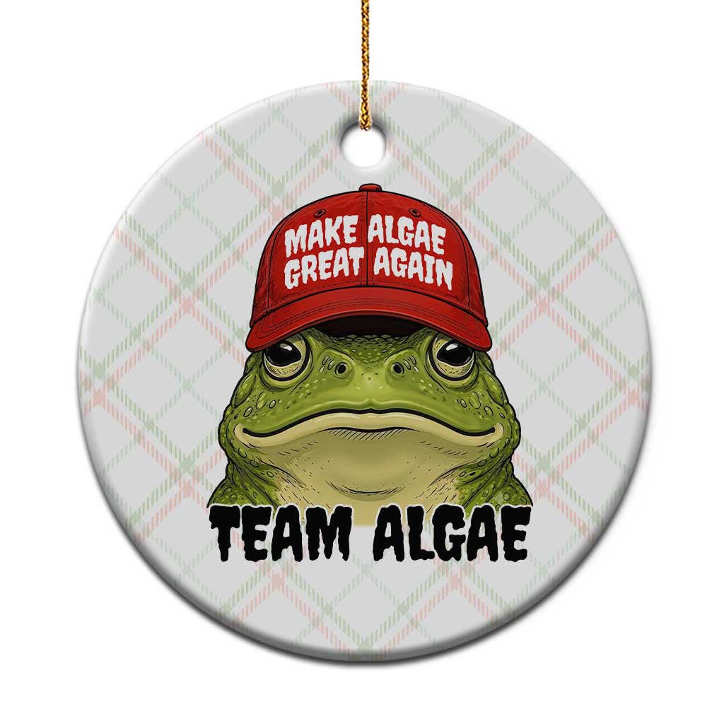 Make Algae Great Again Ceramic Ornament Funny Political Satire Nature Lover Gift