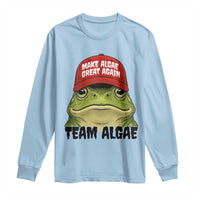 Make Algae Great Again Long Sleeve Shirt Funny Political Satire Nature Lover Gift
