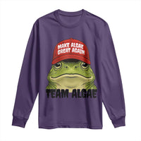 Make Algae Great Again Long Sleeve Shirt Funny Political Satire Nature Lover Gift