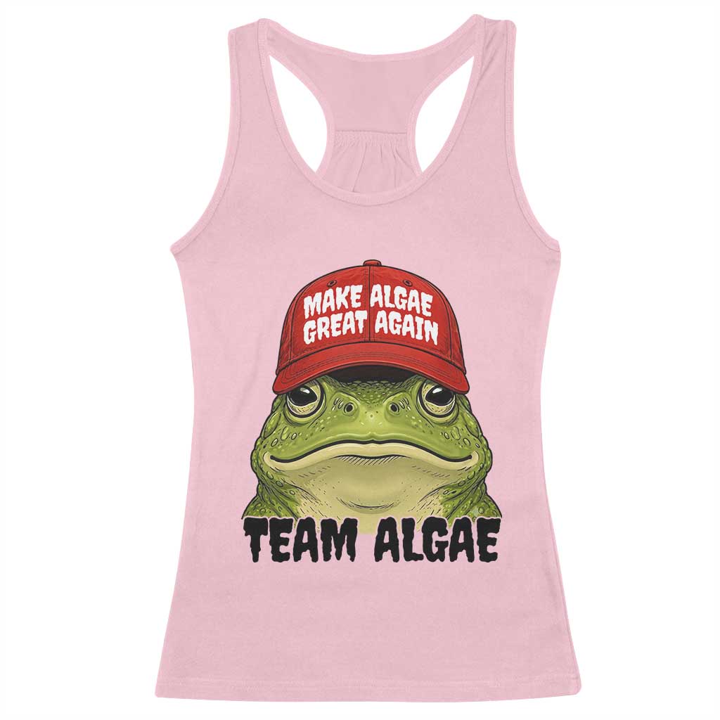 Make Algae Great Again Racerback Tank Top Funny Political Satire Nature Lover Gift