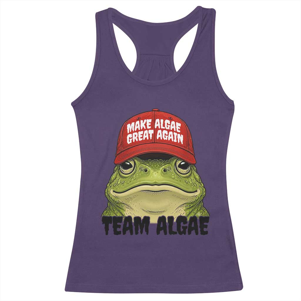 Make Algae Great Again Racerback Tank Top Funny Political Satire Nature Lover Gift